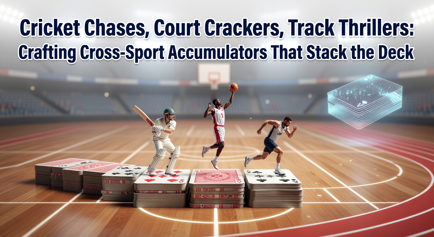 Dynamic collage showing a cricketer sprinting for a run during a tense chase, a basketball player launching a buzzer-beater, and horses thundering down the final straight on a racetrack