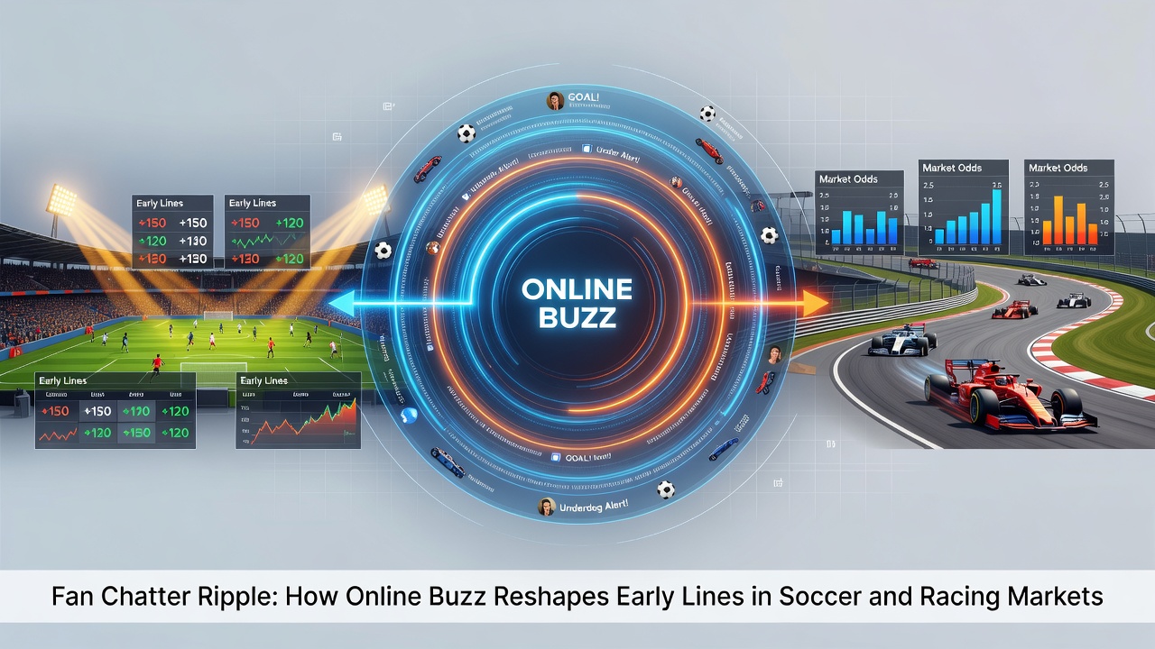 Social media activity influencing early soccer and horse racing betting markets