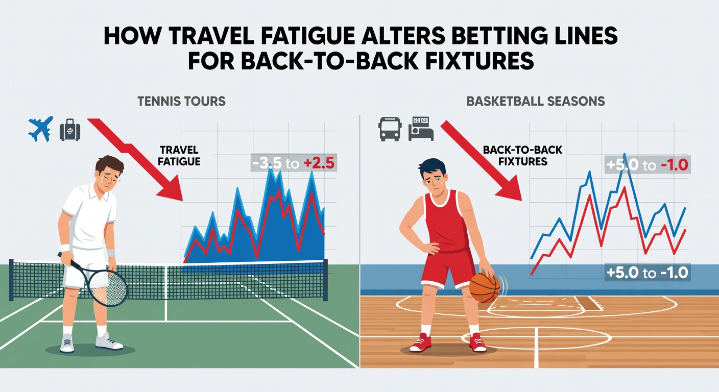 Tennis player arriving at airport after long-haul flight during tour schedule