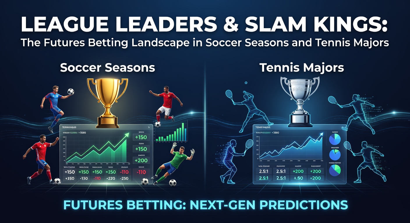 Dynamic futures betting board showing odds for Premier League winners alongside Wimbledon champion predictions, highlighting shifting lines throughout the season
