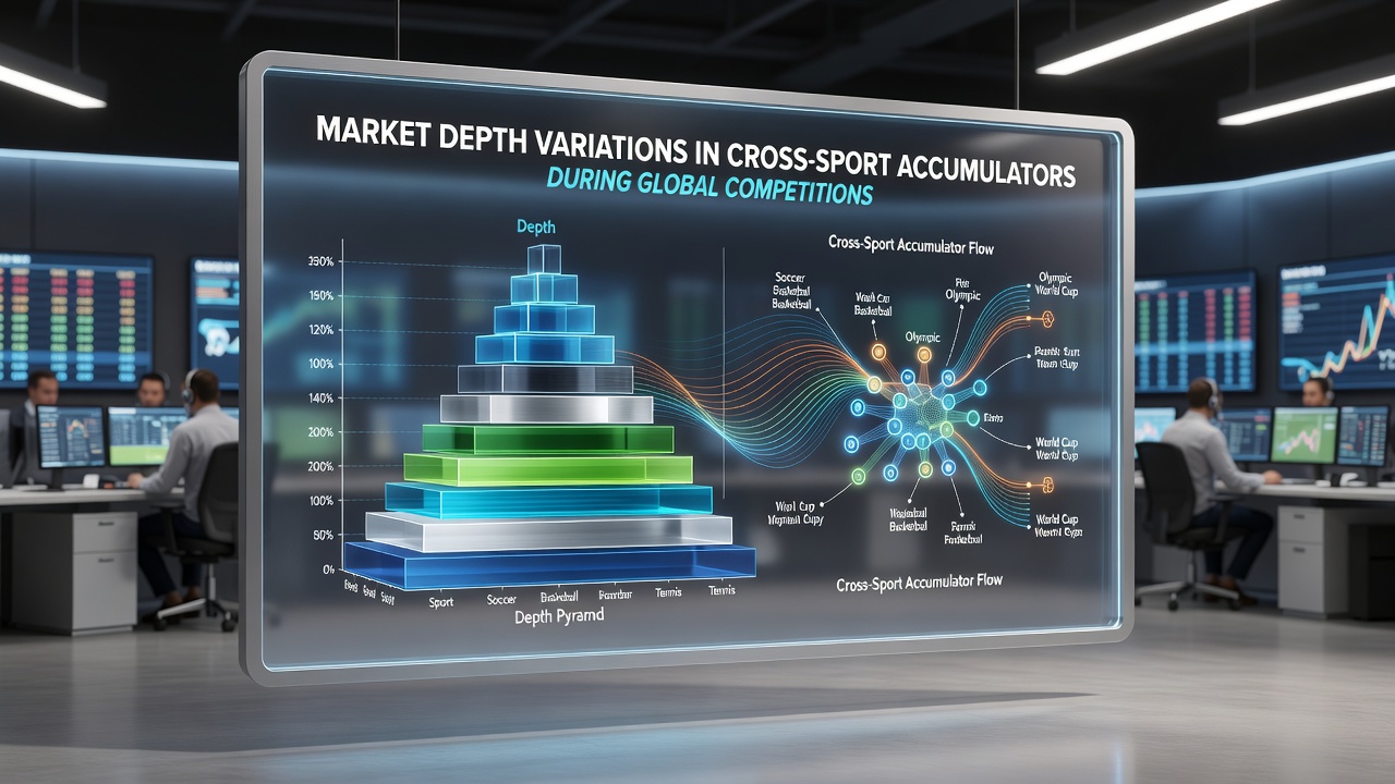 Illustration of betting market liquidity across tennis, basketball and cricket events during global competitions