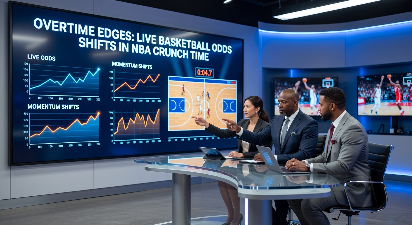 Screenshot of a live betting interface during NBA overtime, displaying rapid odds changes for spreads, totals, and moneylines