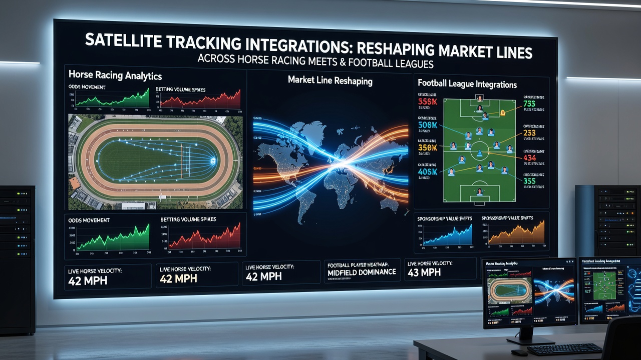 Tennis court with satellite tracking overlays displaying player movement data during a professional match