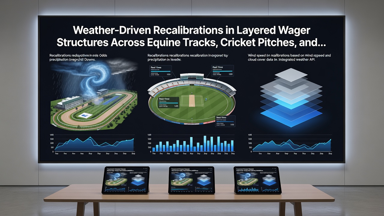 Cricket pitch conditions under changing weather and odds recalibration
