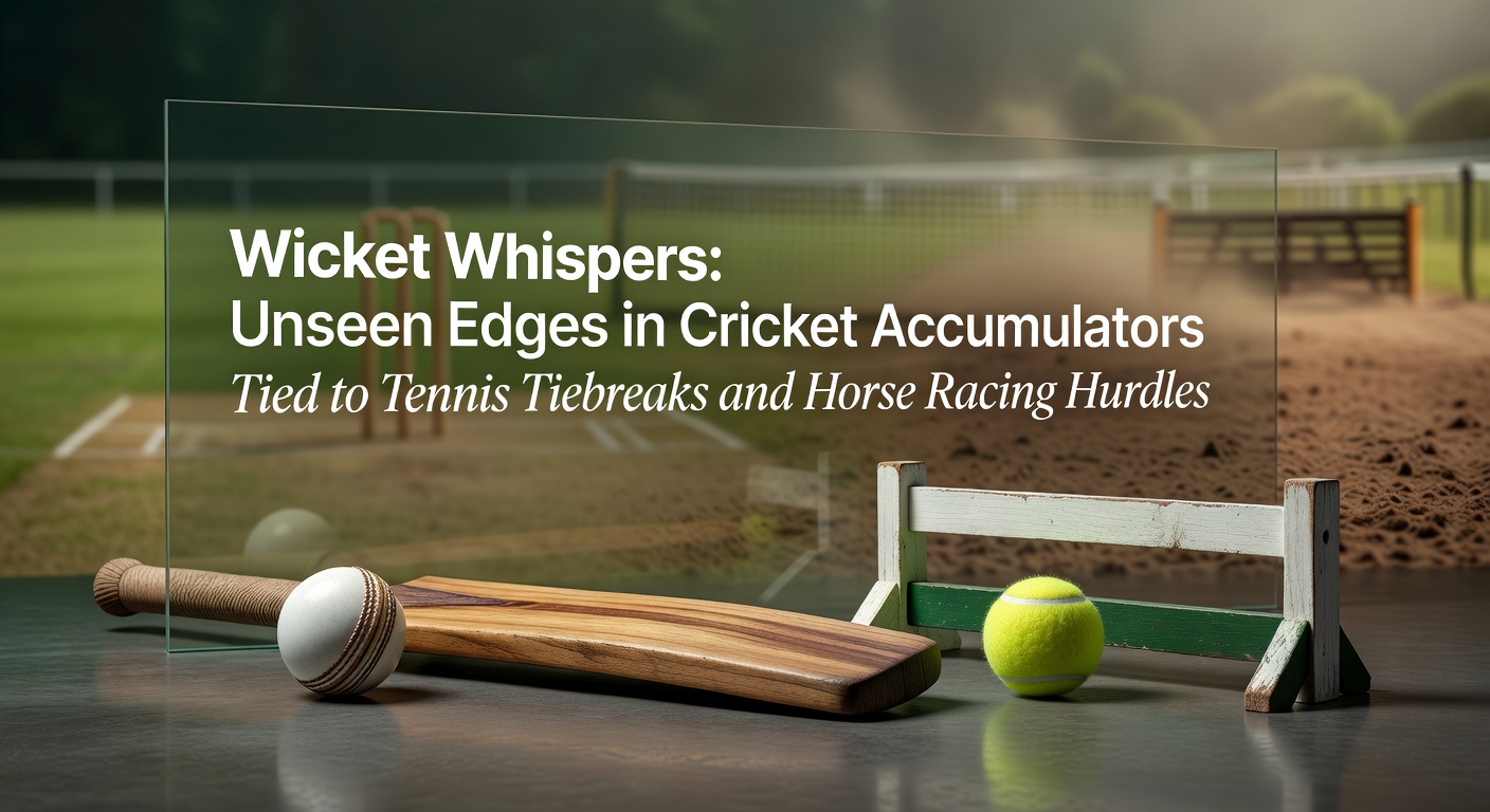 Cricket bowler celebrating a wicket in a high-stakes T20 match, illustrating subtle accumulator betting shifts